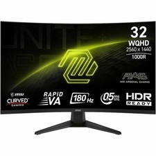 MSI MAG 325CQF 31.5" VA QHD Display 180Hz FreeSync Curved Gaming Monitor .5ms