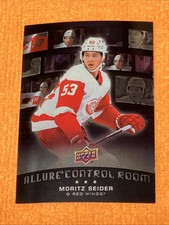 Moritz Seider RC 2021-22 UD Allure #CR-4 CONTROL ROOM - Detroit Red Wings
