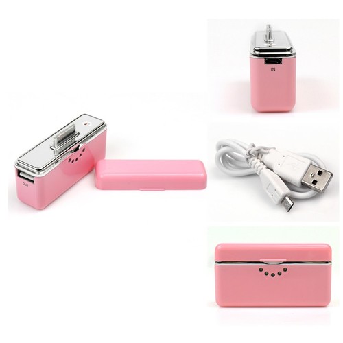 2800MAH PRZENOŚNA ZEWNĘTRZNA RÓŻOWA ŁADOWARKA USB IPHONE 4S 4 3GS IPOD NANO