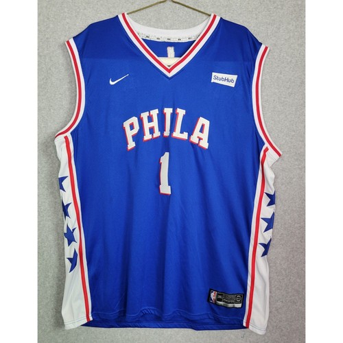 Nike James Harden Philadelphia 76ers Jersey Blue NBA Swingman Mens 3XL 1 PHILA
