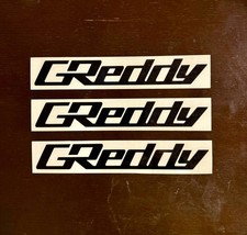 Motorsports Tuning Greddy Large Size Cut Letter Sticker Waterproof Specification
