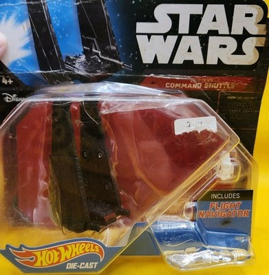 Star Wars Hot Wheels Kylo Ren Command Shuttle Hot Wheels Die-Cast  New Sealed