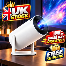 4K 5G Projector Smart HD LED WiFi Bluetooth HDMI USB Android Office Home Theater