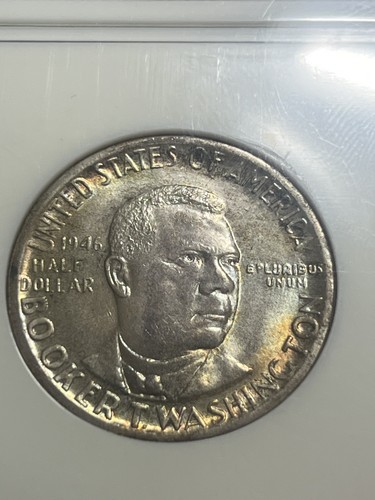 1946 booker t washington half dollar NGC Ms 65 - Picture 4 of 5