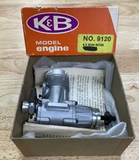 NOS K&B 6.5 RR Rear Exh 9120 Model Airplane Engine