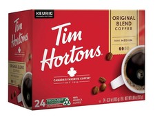Tim Hortons Original Blend, Medium Roast Coffee, Single-Serve K-Cup Pods Compati