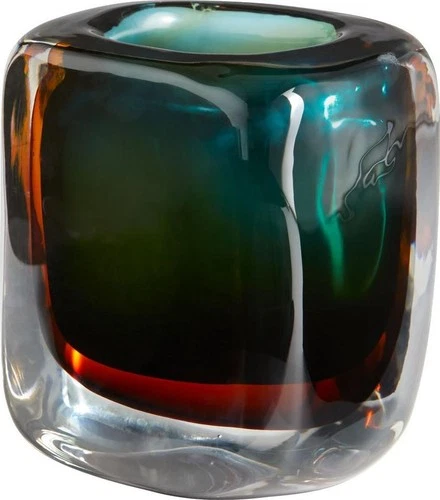 Celosia Hand-Blown Art Glass Vase-Multi-Color Edition - Picture 1 of 2