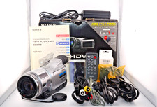 Sony HDR-HC1 HDV MiniDV Camcorder 1080i Tested Working  Battery Charger Japan