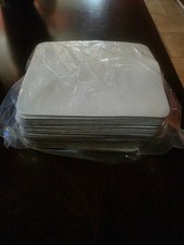 46 PK Bulk Sublimation Blank Mouse Pad White Non-slip Waterproof Gaming Mousepad