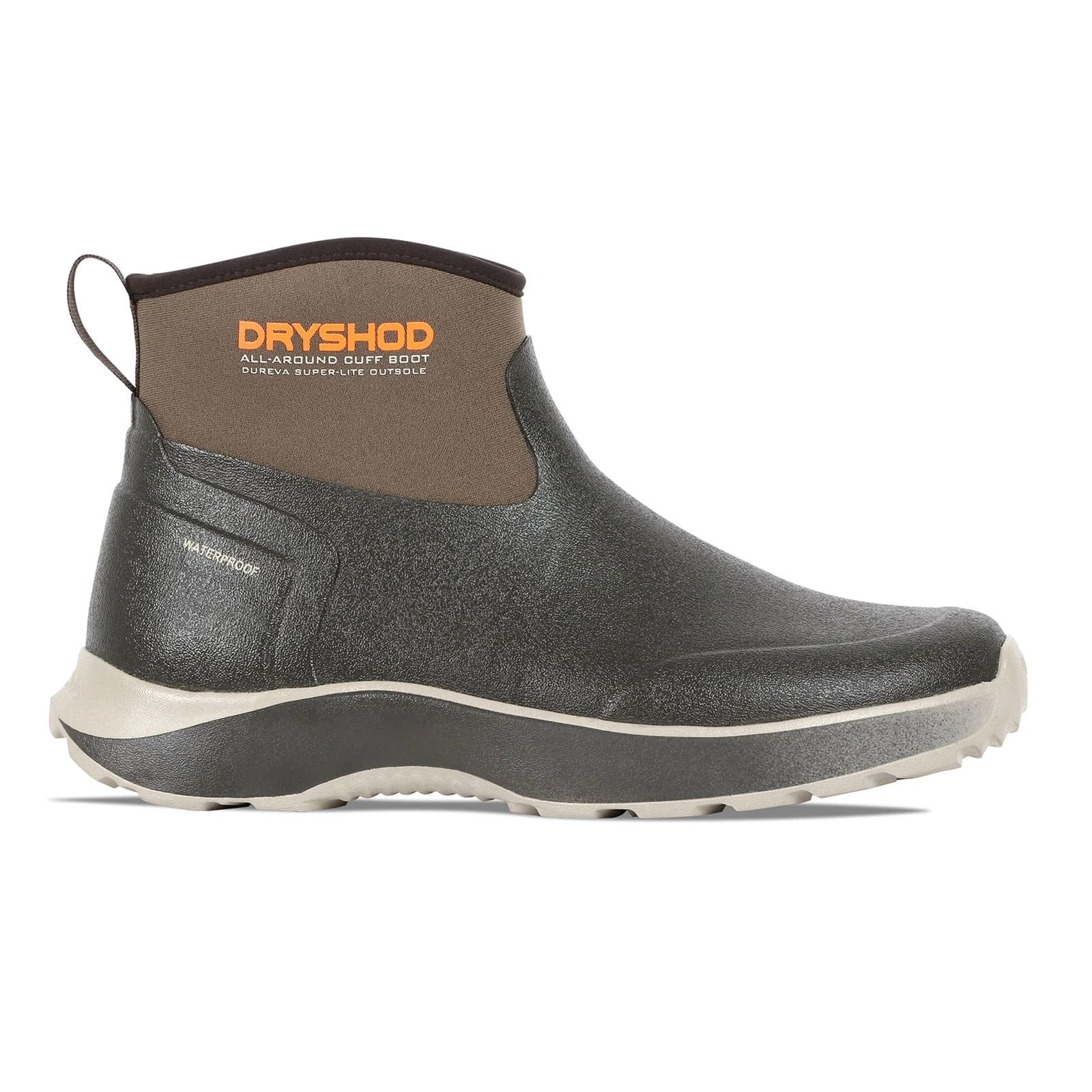 DRYSHOD Men's Evalusion Brown/Cream All-Around Cuff Boots (EVA-MC-BR)