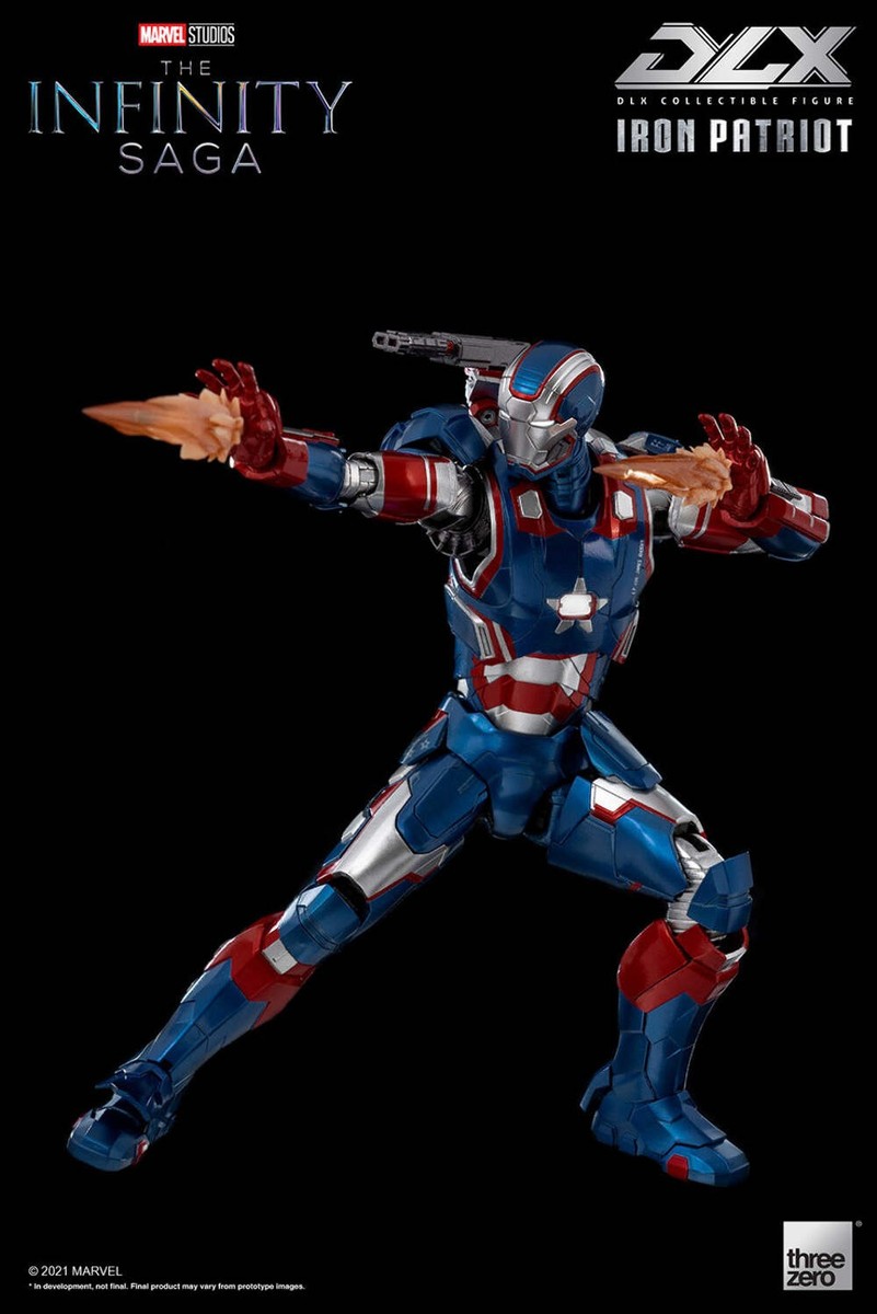 ThreeZero 1/12 Avengers: Infinity Saga Iron Iron Patriot DLX Scale
