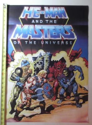 He-Man and the Power Sword MOTU Poster Vtg 1983 19 X 27 Original Alfredo Alcala