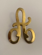Initial Letter A Lapel Pin P131