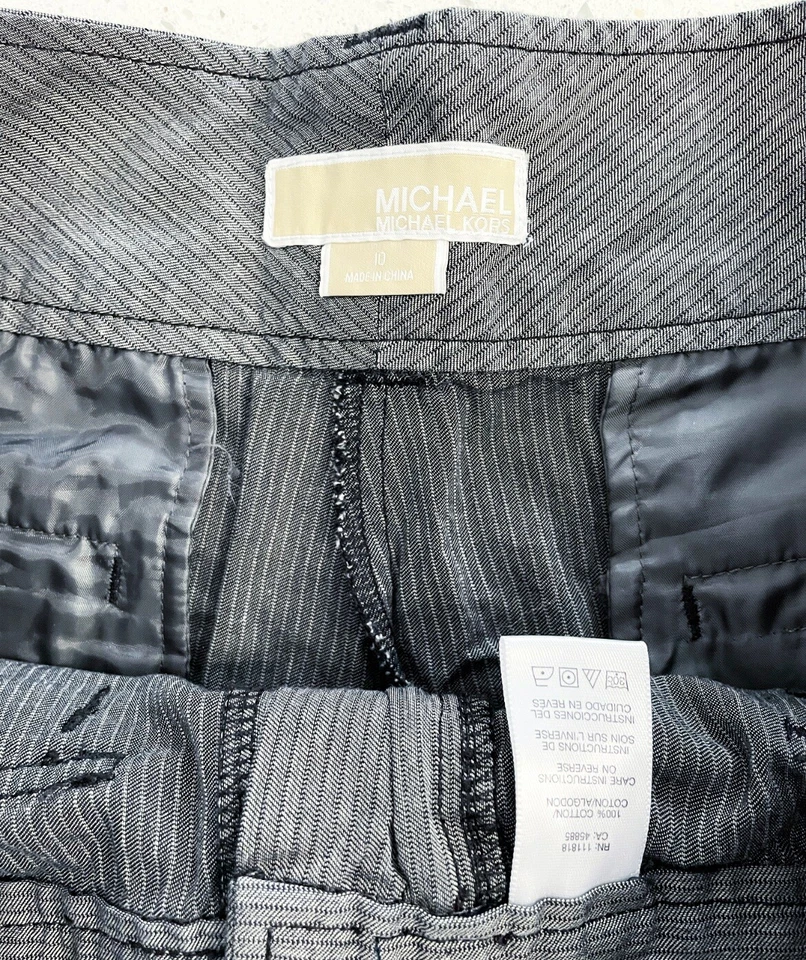 Женские серые шорты Michael Kors Cargo 10 - Изображение 4 из 4