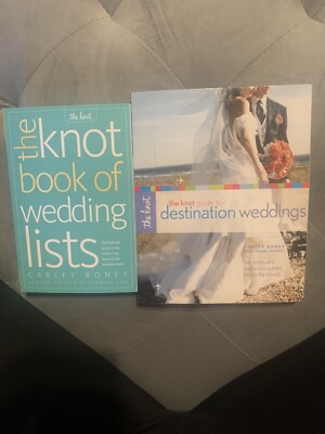 The Knot Guide to Destination Weddings and Book of Wedding Lists Books Bundle