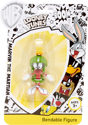 MARVIN THE MARTIAN LOONEY TUNES BENDABLE POSEABLE FIGURE BY NJ