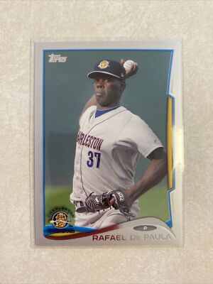 2014 Topps Pro Debut RAFAEL DE PAULA Silver Parallel 23/25 Charleston Riverdogs