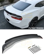 For 16-Up Camaro ALL 1LE Style Extended Rear Trunk Lid Wing Spoiler Wickerbill 
