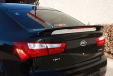 Fits Kia Rio Sedan 2012-2013 Bolt-on Wlight Rear Trunk Spoiler - Unpainted