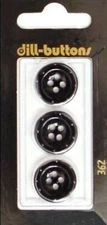 Dill Buttons ~ (0362) - 11/16" - 3 ct