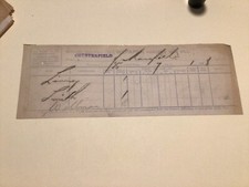 Midland Railway Chesterfield, newspaper parcels, way Bill 1898 A20742