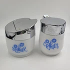 Cute Vintage Gemco Sugar Bowl and Creamer Set Milk Glass