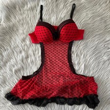 True Desire Push Up Maid Lingerie Womens Size...