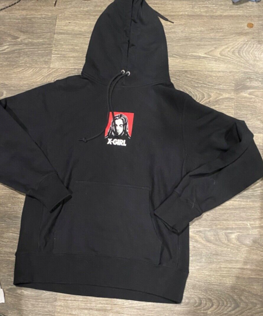 Rare Y2K Kim Gordon's X-GIRL Japan Archive Hoodie Streetwear Rare Y2K Kim Gordon's X-GIRL Japan Archive Hoodie Streetwear