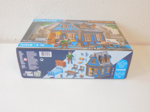 Playmobil 70958 casa fackwerk medio temporizador embalaje original sin usar, en caja nuevo como 7847 - Imagen 3 de 5