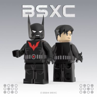 minifig minibrick black star batman future presale need about 180 days |  eBay