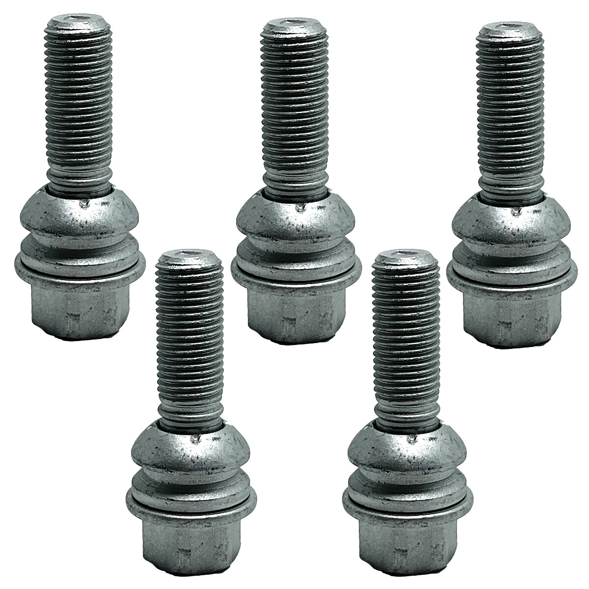 Wielbouten M12 x 1,5, 26 mm, conisch 60 graden, SW17, compatibel met BMW 3-serie E36 E46 346 390 392 E90 E92 E93 wielbouten
