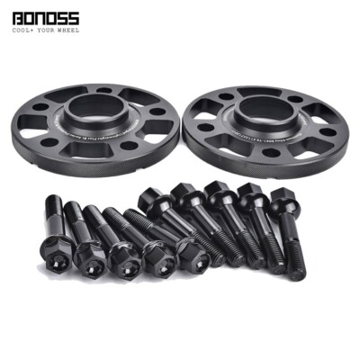 BONOSS 2Pc 10mm 5x112 Hubcentric Wheel Spacers for Mercedes W202 W208 R129 W124