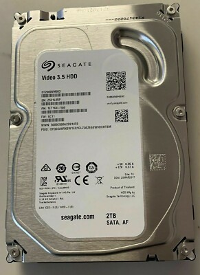 Disco CCTV Hard Disk Seagate Video 2TB ST2000VM003 5900RPM 64MB SATA | Per DVR CCTV | Ricondizionato Eccellente Disco Per Registratore Di Sicurezza - Foto 12