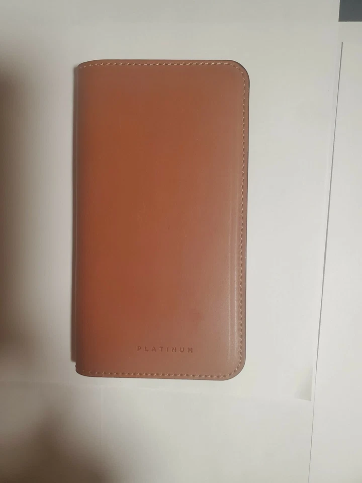 Lote de 10 Platino - Funda Cartera Folio Cuero para Apple iPhone Xs Max - Marrón Foto 3 de 4
