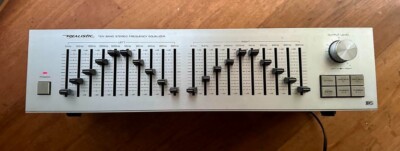 1980's Realistic 10 Band Stereo Frequency Equalizer Model 31-2005