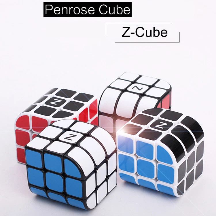 Z-CUBE Penrose Black White ZCUBE Speed Magic Cube Twisty Puzzles Toy Gifts - Image 2 of 4