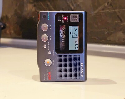 Rare Sony TCM-77V Cassette Recorder LCD Display Auto Reverse