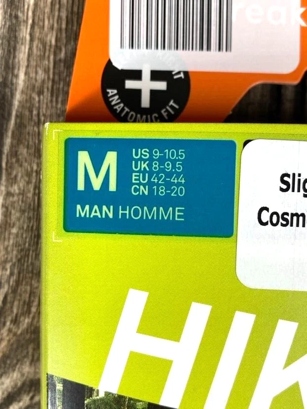 Icebreaker Hombres Talla M Calcetines Ligeros Senderismo Ajuste Anatómico R y L Pies Berry NUEVO Foto 4 de 4