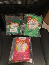 NEW Lot of 3 McDonald  s TY Beanie Babies. SEALED 1999 Happy Meal Toys Premiums