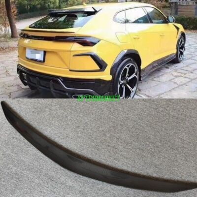 FITS FOR LAMBORGHINI URUS REAL CARBON FIBER REAR TRUNK SPOILER WING TC STYLE