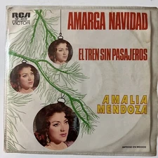 Amalia Mendoza, Amarga Navidad / El Tren Sin Pasajeros, 1977 Mexican 7" Single