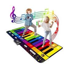 SUNLIN 6 ft. Floor Piano Mat for Kids & Toddlers, Giant Piano Mat, 24 Keys, 1...