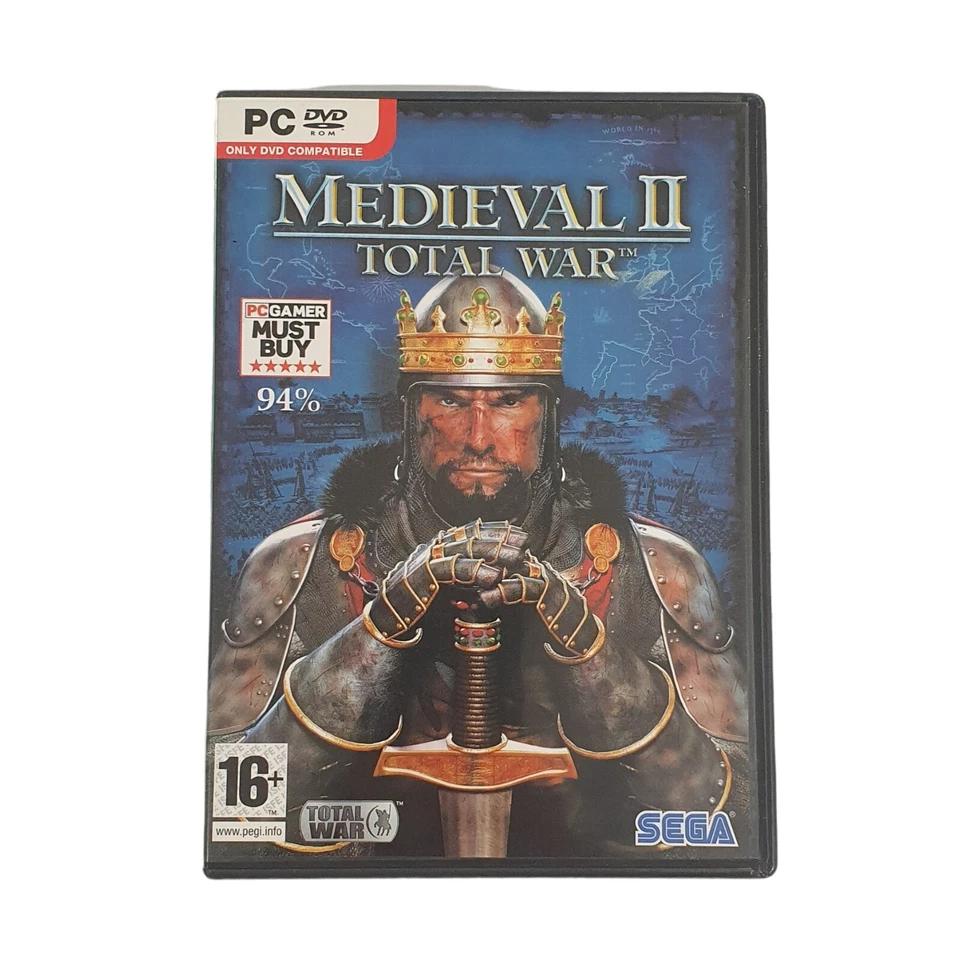 Medieval 2 Total War PC DVD ROM SEGA Game Real Time Strategy Battle War Tactics - Image 2 of 4