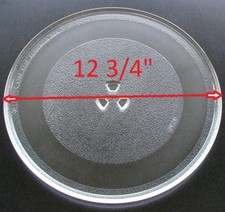 12 3/4" Kitchen Aid W10143945 Microwave Clear Glass Turntable Plate/Tray 11"