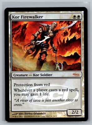 Magic MTG WPN & Gateway Promos Kor Firewalker #36 DCI Promo Foil TCG CCG