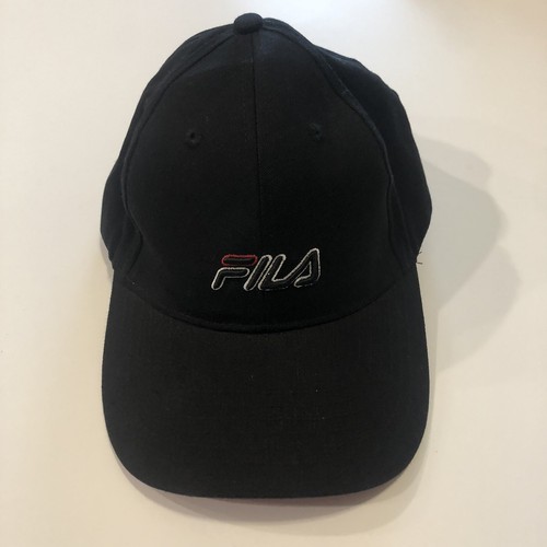 Fila Adjustable Black Hat | eBay