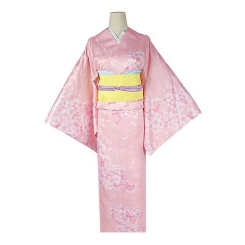Anime My Happy Marriage Saimori Miyo Costume Womens Show Kimono Cosplay Full Set - Picture 14 of 15