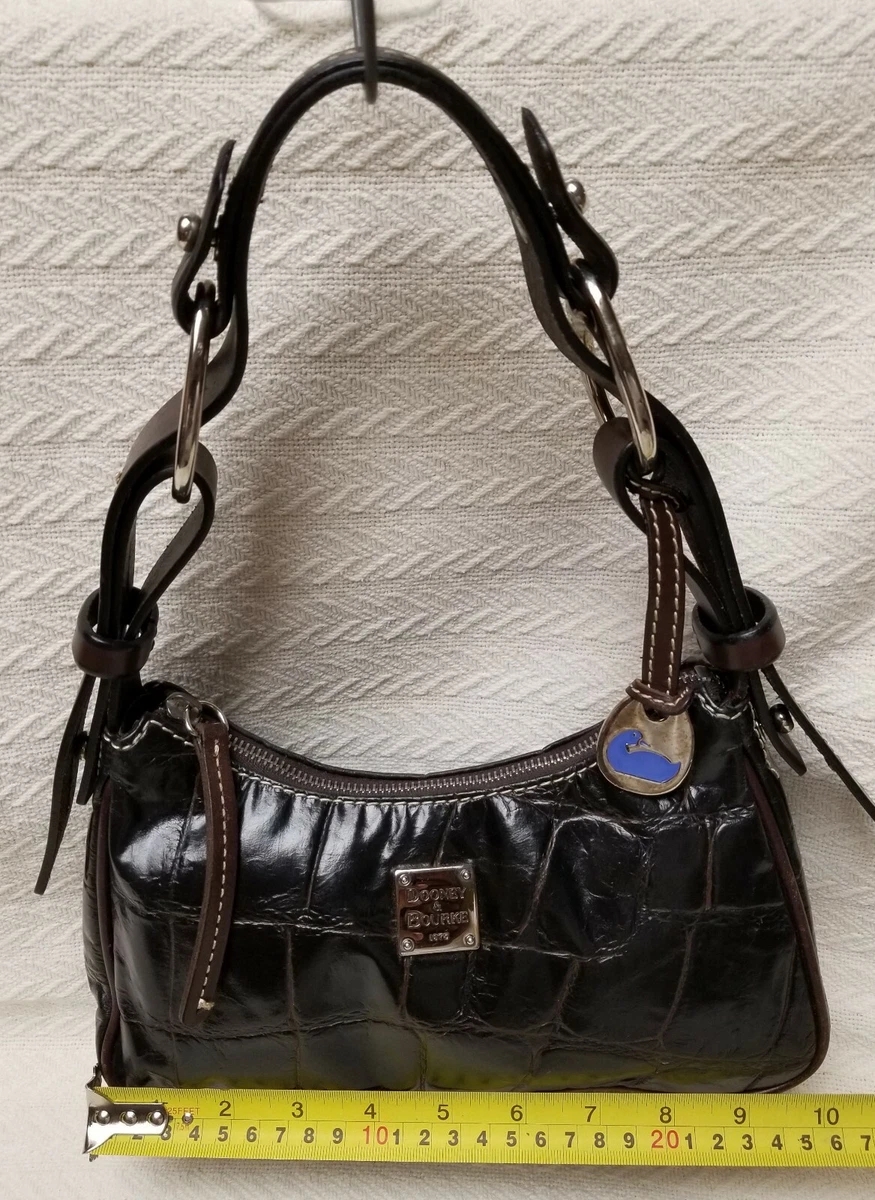 Dooney and bourke embossed leather bag clearance