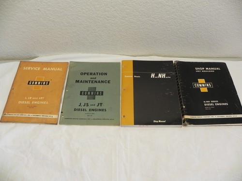 Cummins 6 Stück Werkstatthandbuch Buch Posten V6, V8, V12 - Bild 1 von 9