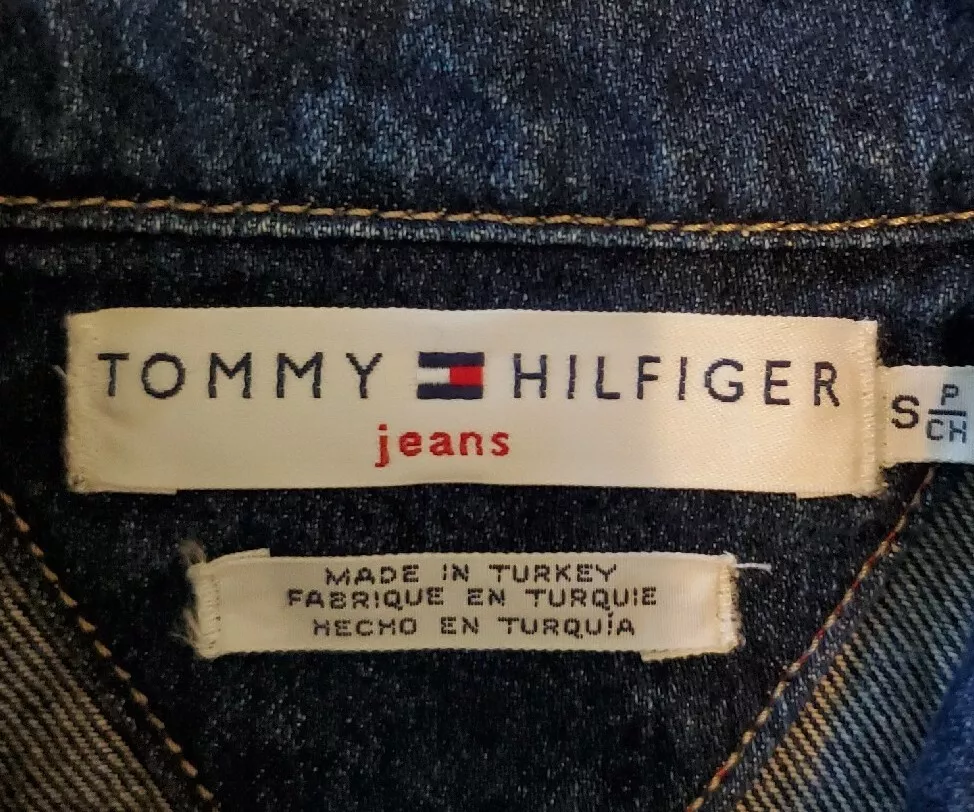 Womens /Ladies Jean Jacket Tommy Hilfiger SP, Pockets, in Turkey | eBay